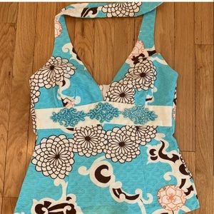 Y2K Trina Turk halter top!!